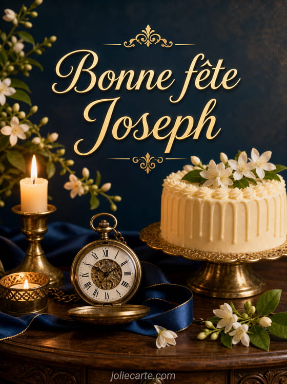 Carte bonne fête Joseph