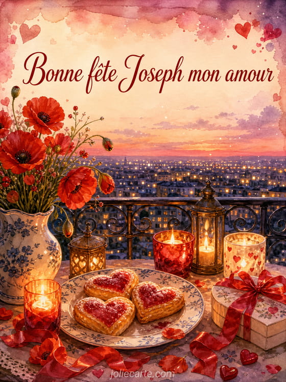 Carte bonne fête Joseph