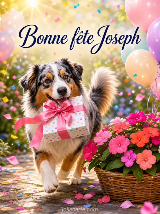 Carte bonne fête Joseph