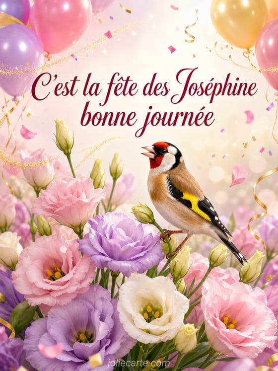 Carte bonne fête Joséphine