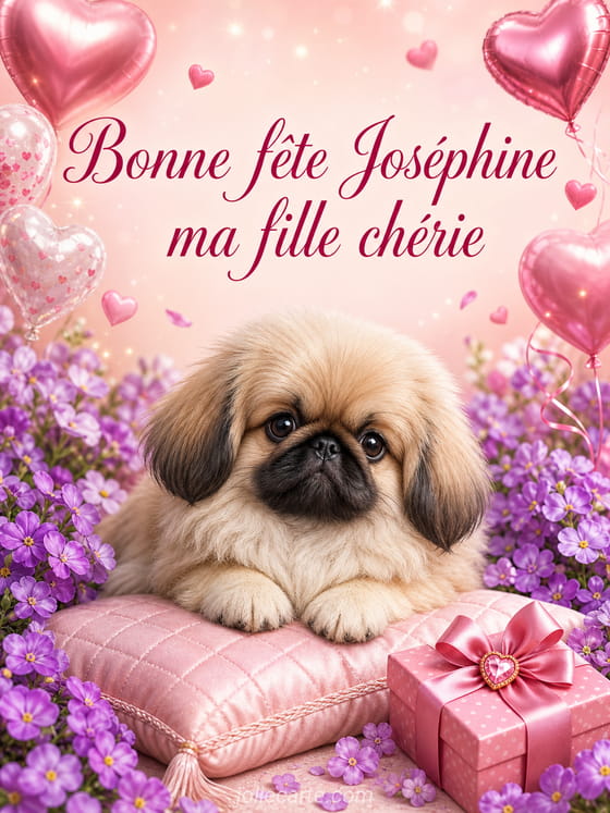 Carte bonne fête Joséphine