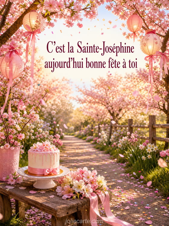 Carte bonne fête Joséphine