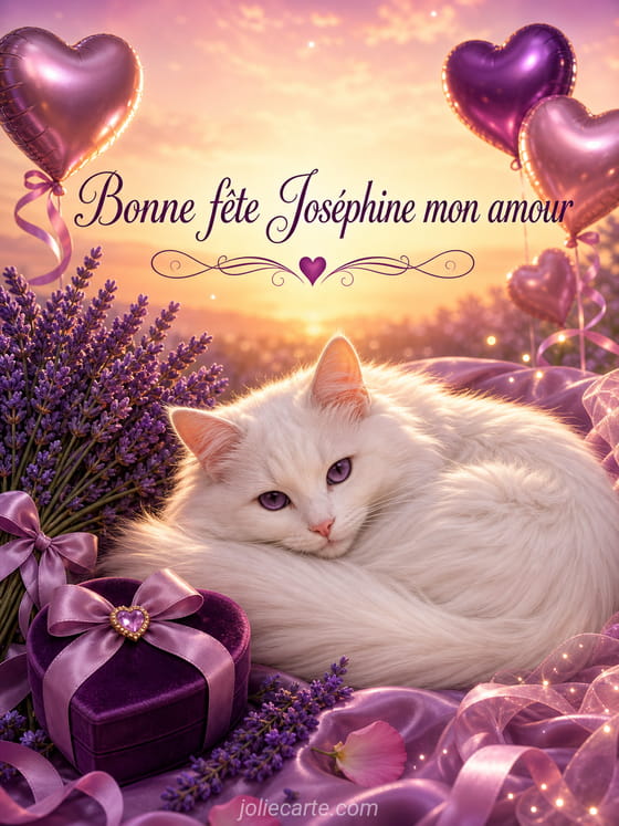 Carte bonne fête Joséphine
