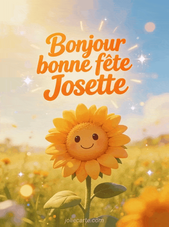 Bonne fête Josette - Josette image de bonne fete gratuite