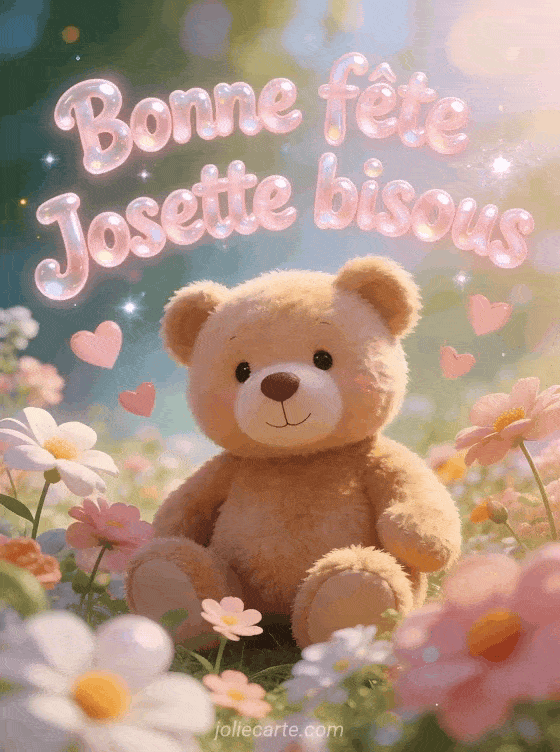 Bonne fête Josette - Josette bonne fete mon coeur