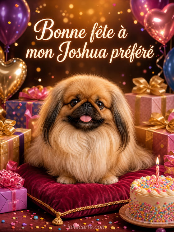 Carte bonne fĂȘte Joshua