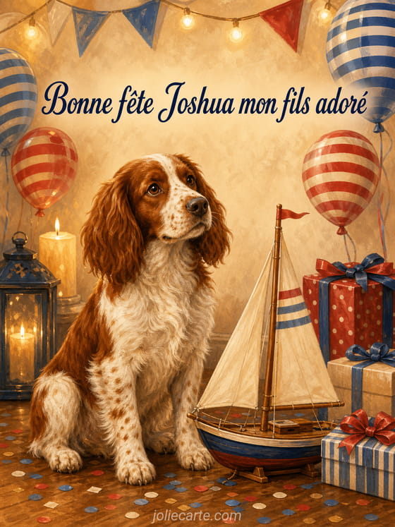 Carte bonne fĂȘte Joshua