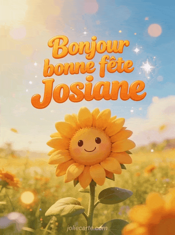 Bonne fête Josiane - Josiane image de bonne fete gratuite