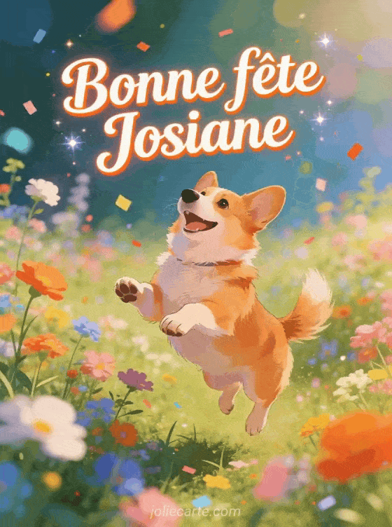 Bonne fête Josiane - Josiane gif bonne fete gratuit