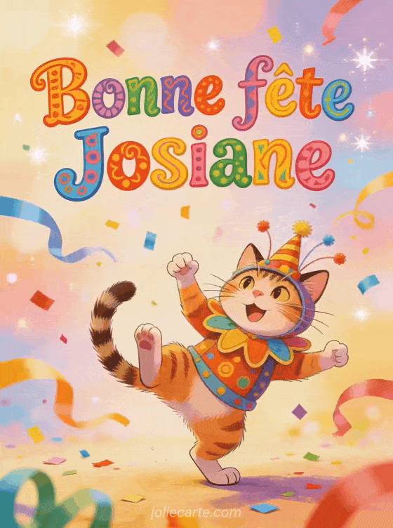 Bonne fête Josiane - Josiane gif bonne fete humour gratuit