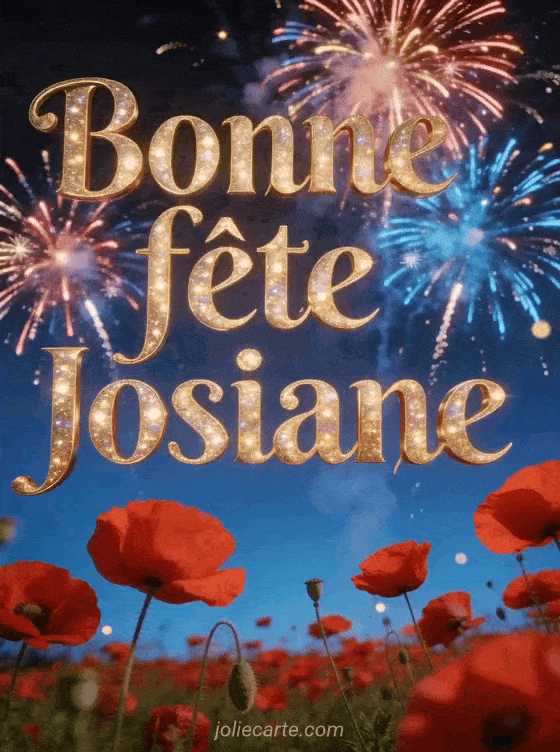 Bonne fête Josiane - Josiane bonne fete image