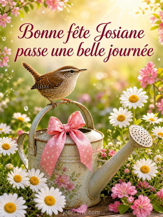 Carte bonne fête Josiane