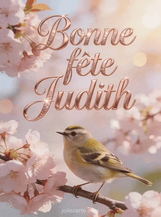 Bonne fête Judith - Bonne fete judith gif