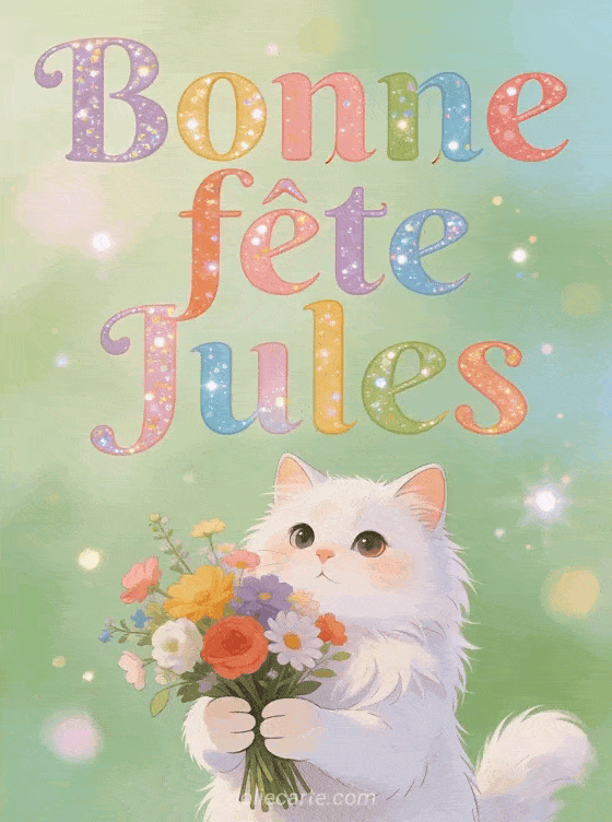 Bonne fête Jules - Jules gif bonne fete
