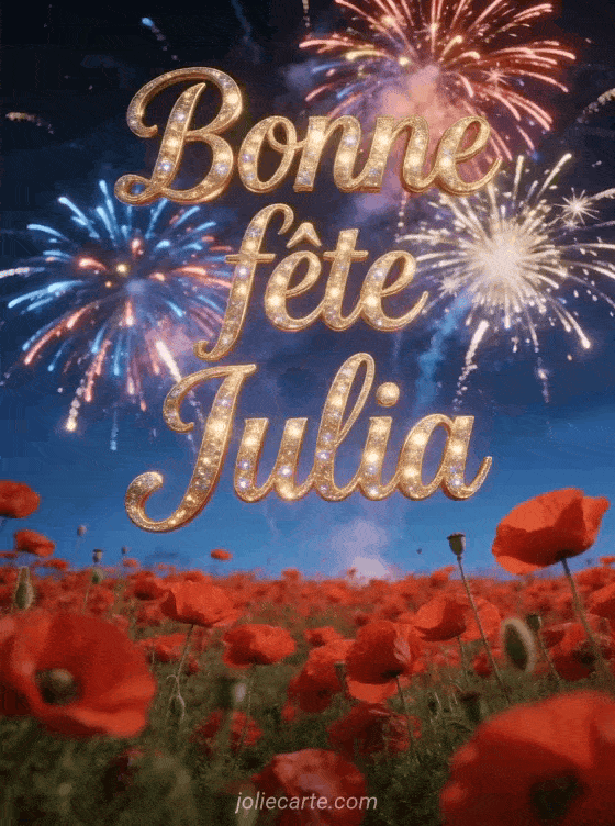 Bonne fête Julia - Julia bonne fete image
