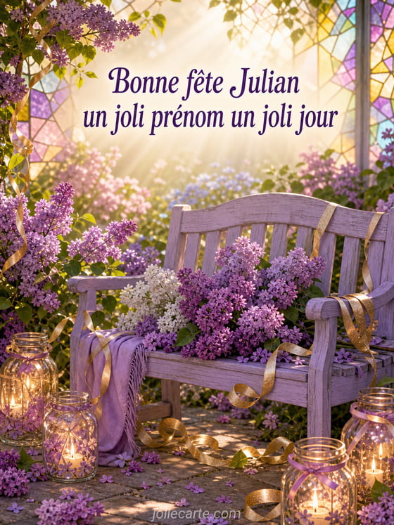 Carte bonne fĂȘte Julian
