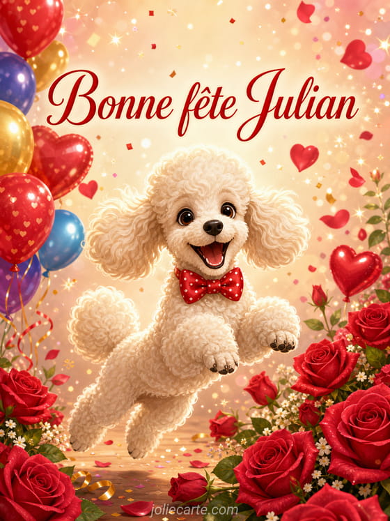 Carte bonne fĂȘte Julian