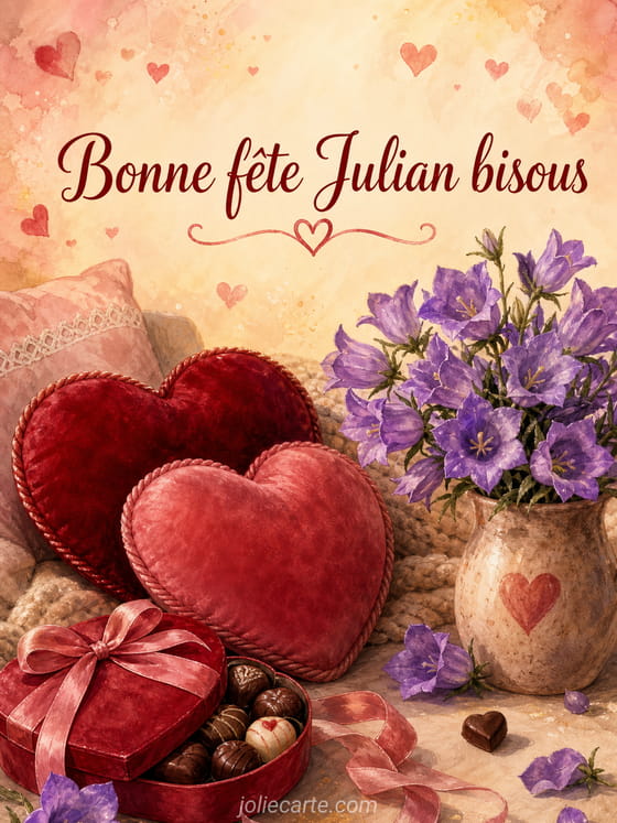 Carte bonne fĂȘte Julian