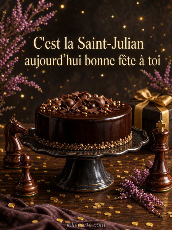 Carte bonne fĂȘte Julian