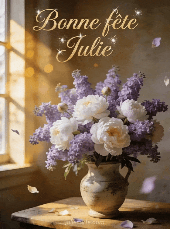 Bonne fête Julie - Fete sainte julie