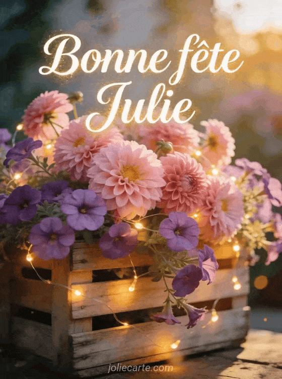 Bonne fête Julie - Bonne fete julie fleurs