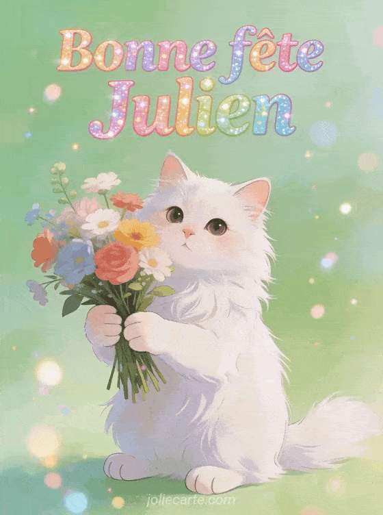 Bonne fête Julien - Julien gif bonne fete