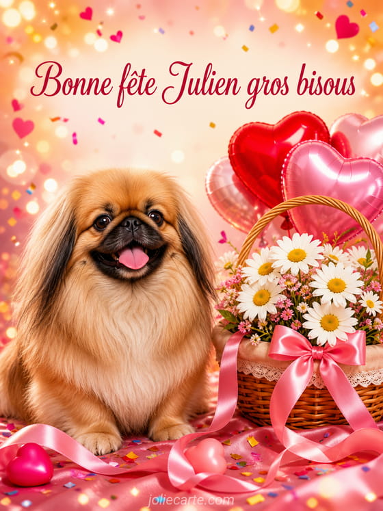 Carte bonne fête Julien