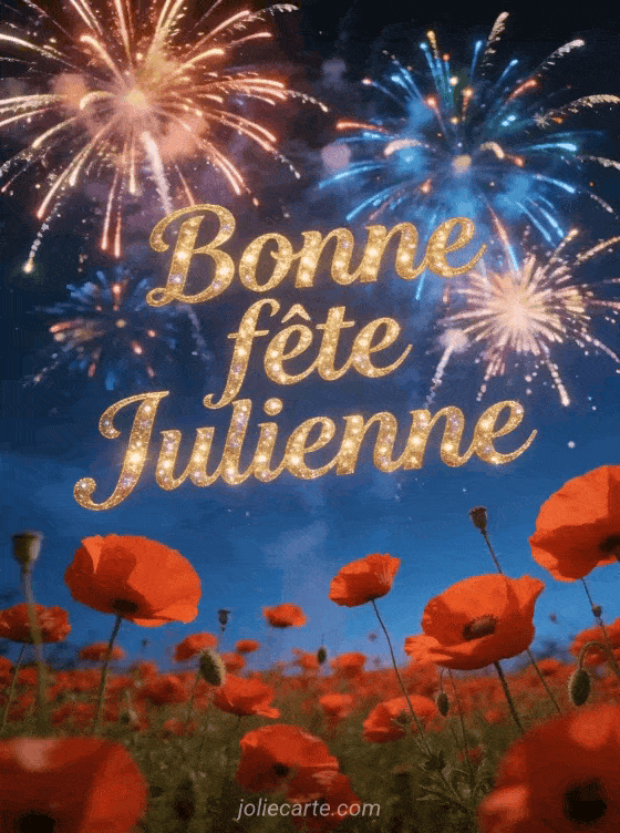Bonne fête Julienne - Bonne fete julienne gratuit