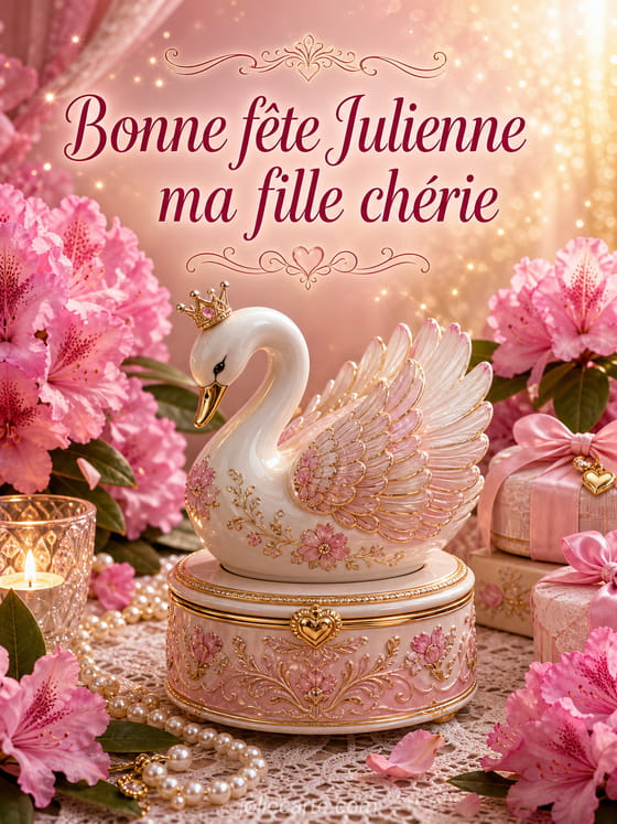 Carte bonne fĂȘte Julienne