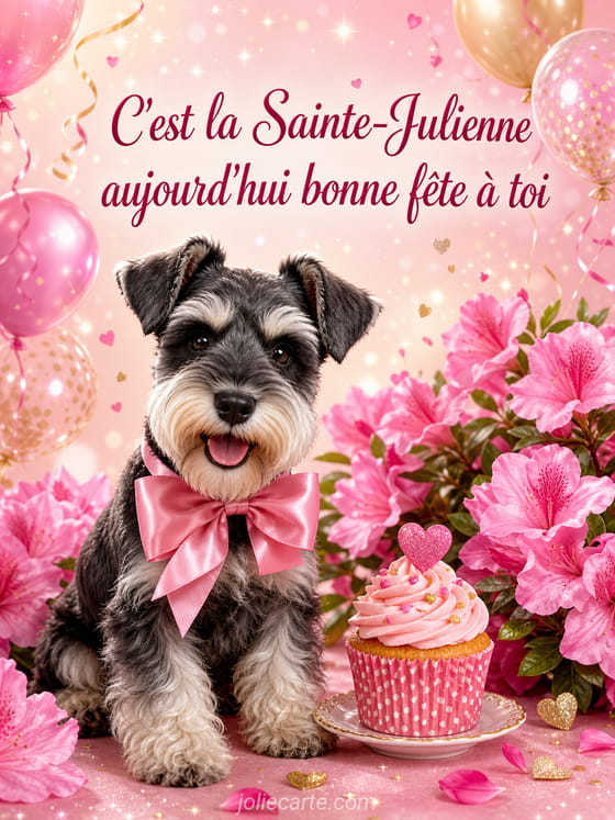 Carte bonne fĂȘte Julienne