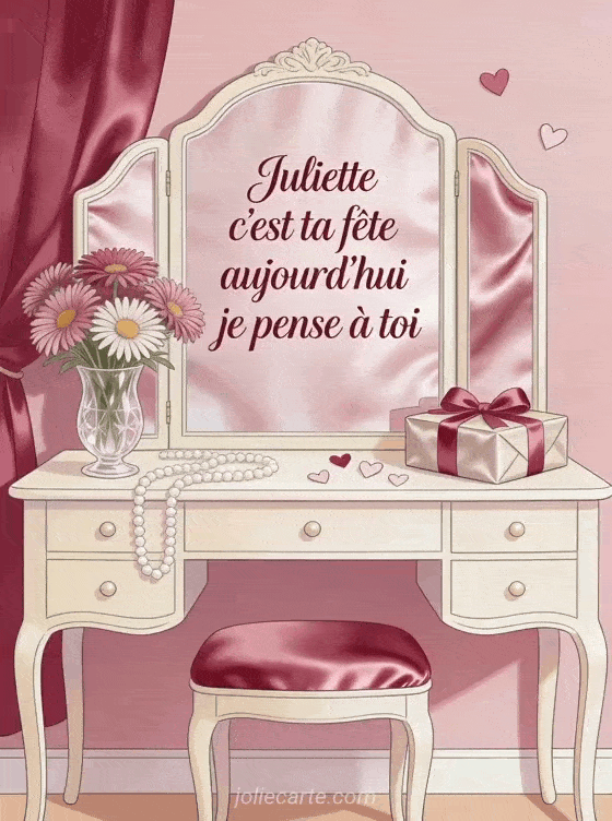 Bonne fête Juliette - Bonne fete juliette fille