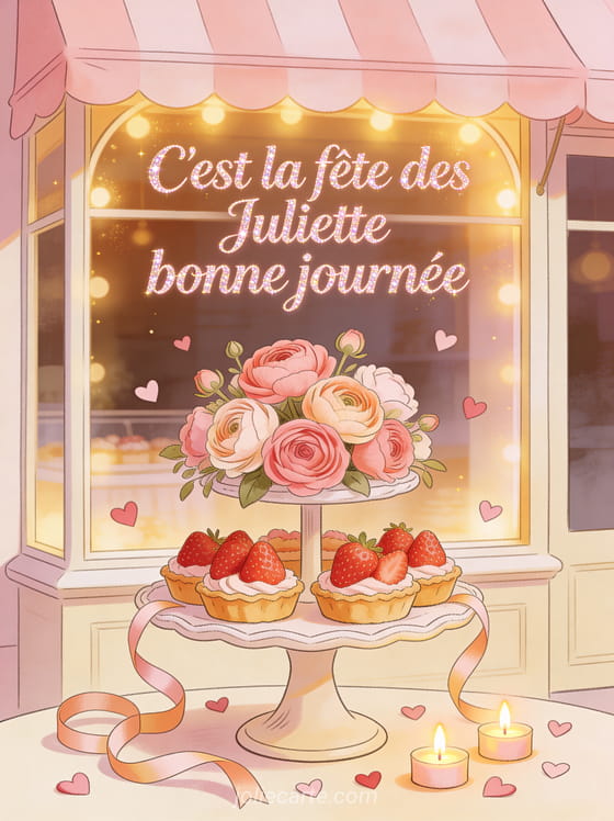 F te Juliette Souhaiter Carte Gratuite JolieCarte