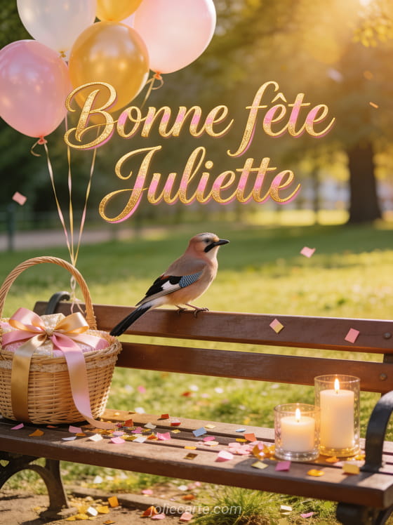 Carte Bonne F te Juliette Gratuite JolieCarte
