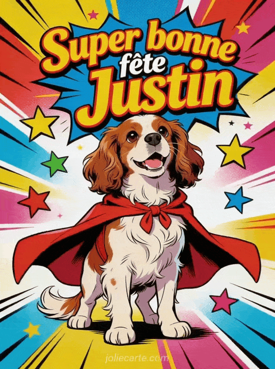 Bonne fête Justin - Bonne fete justin drole