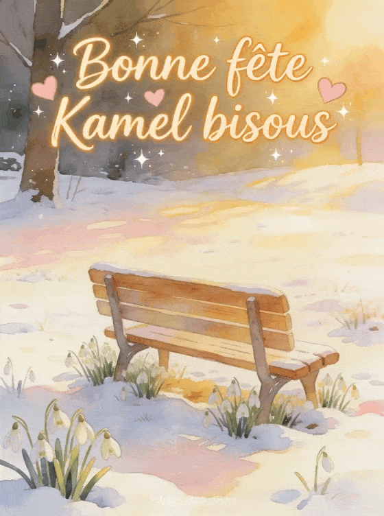 Bonne fête Kamel - Bonne fete kamel bisous