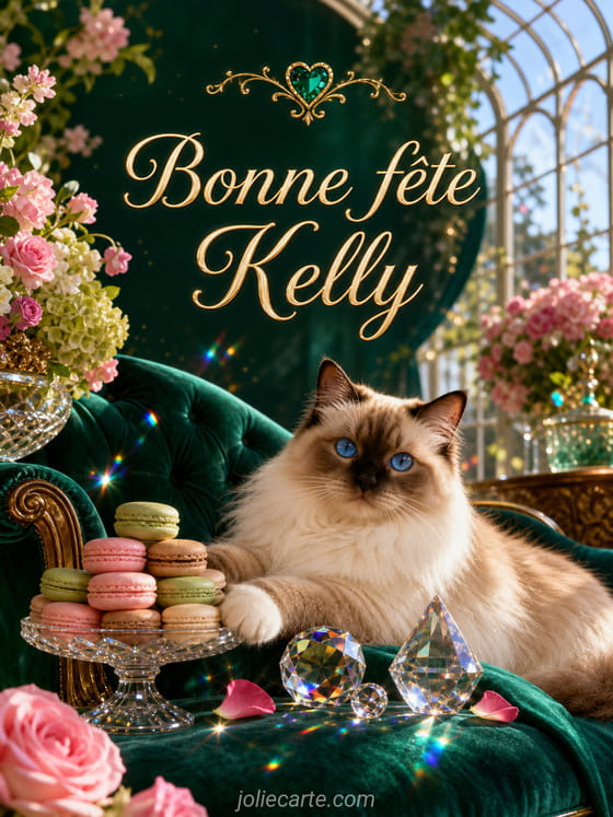 Carte bonne fĂȘte Kelly