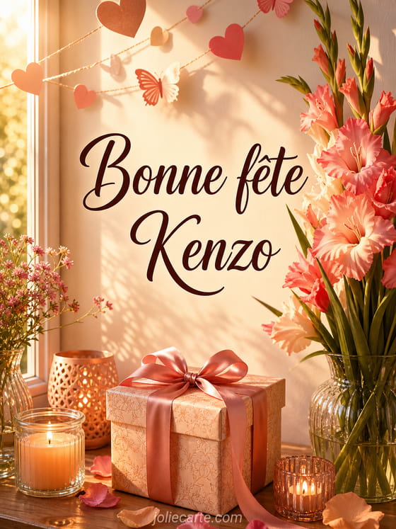 Carte bonne fĂȘte Kenzo