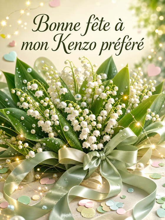 Carte bonne fĂȘte Kenzo