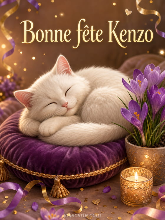 Carte bonne fĂȘte Kenzo