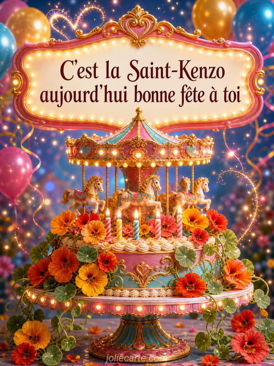 Carte bonne fĂȘte Kenzo