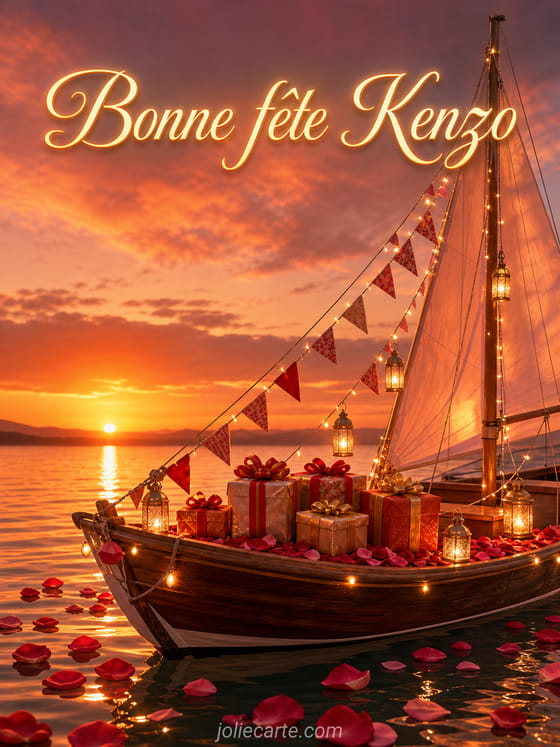 Carte bonne fĂȘte Kenzo