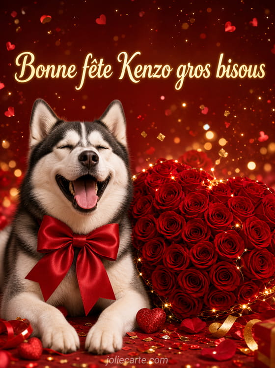 Carte bonne fĂȘte Kenzo
