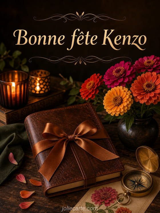 Carte bonne fĂȘte Kenzo