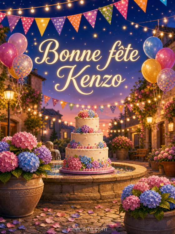 Carte bonne fĂȘte Kenzo