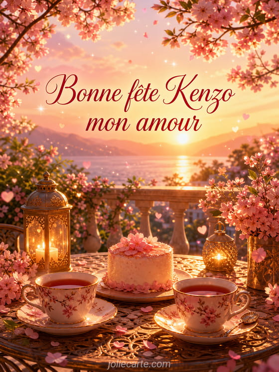 Carte bonne fĂȘte Kenzo
