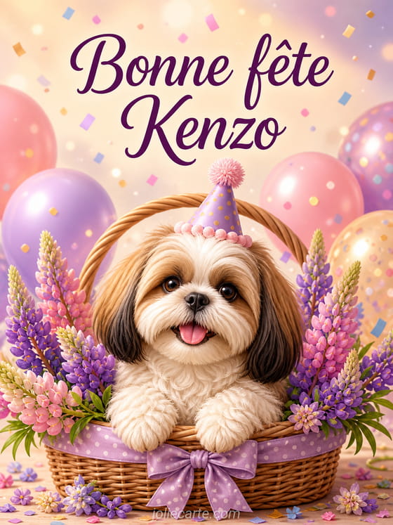 Carte bonne fĂȘte Kenzo