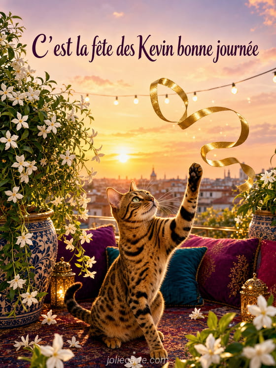 Carte bonne fĂȘte Kevin