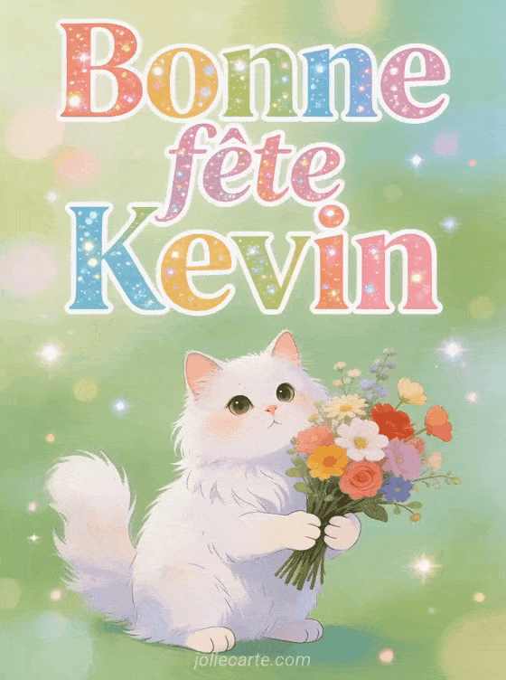 Bonne fête Kevin - Kevin gif bonne fete