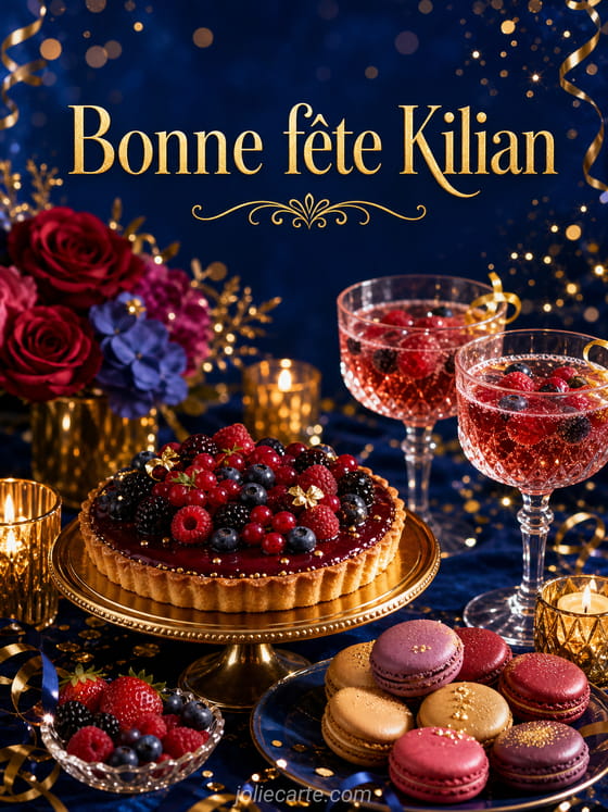Carte bonne fête Kilian