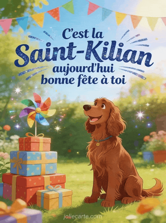 Bonne fête Kilian - Bonne fete kilian gif anime